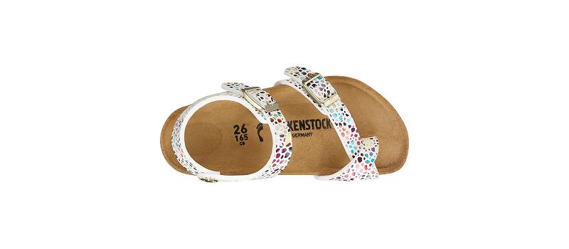 Taormina Birkenstock Microfibre Narrow Detske Biele | SK 464JPQ